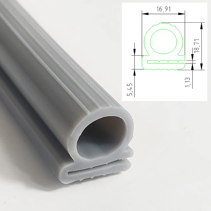 Striscia di tenuta in silicone in gomma per spelatura della porta del forno universale da 1m guarnizione in silicone resistente alle alte