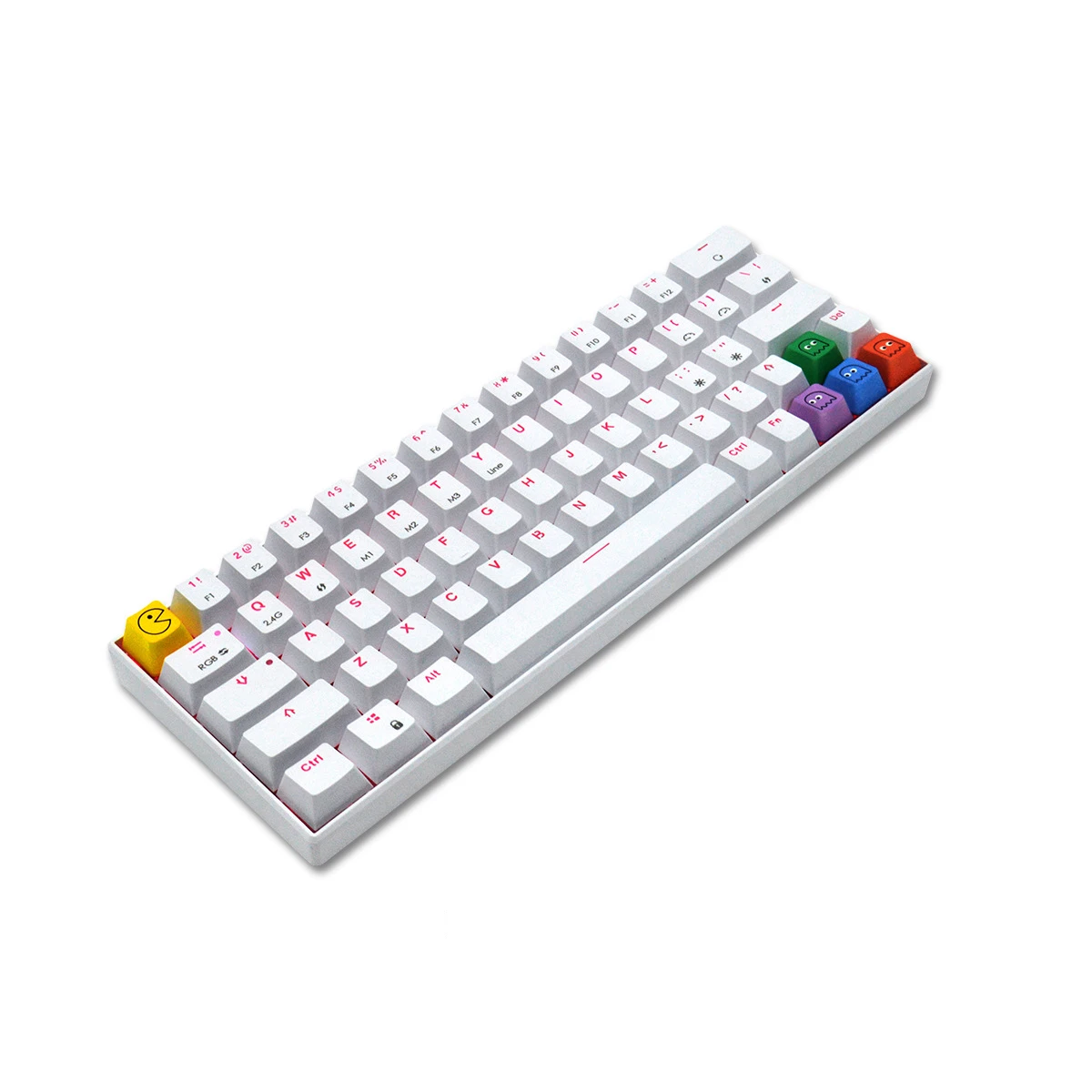 Super Mario Bros Luigi Cosplay Keycaps, Multicolor, Teclado Mecânico Key Cap, Acessórios Prop, Presentes Toy, 5Pcs Set