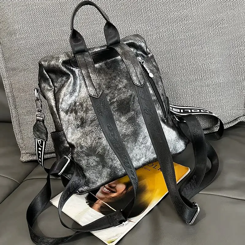 Mode Damen rucksack mit verziert mit Strass Cutte Kaninchen fell Mochila Mujer neue ita Umhängetaschen