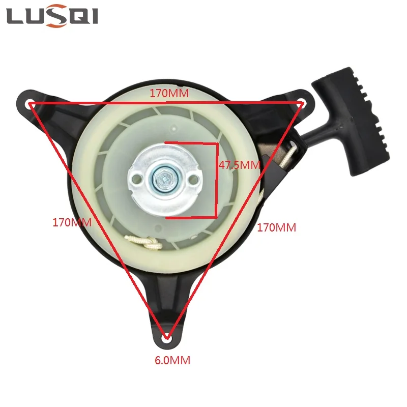 LUSQI Recoil Starter Grass Trimmer Gasolin Engine For Honda GXV120 GXV140 GXV160 HRU195 HRU215 Lawn Mower Generator