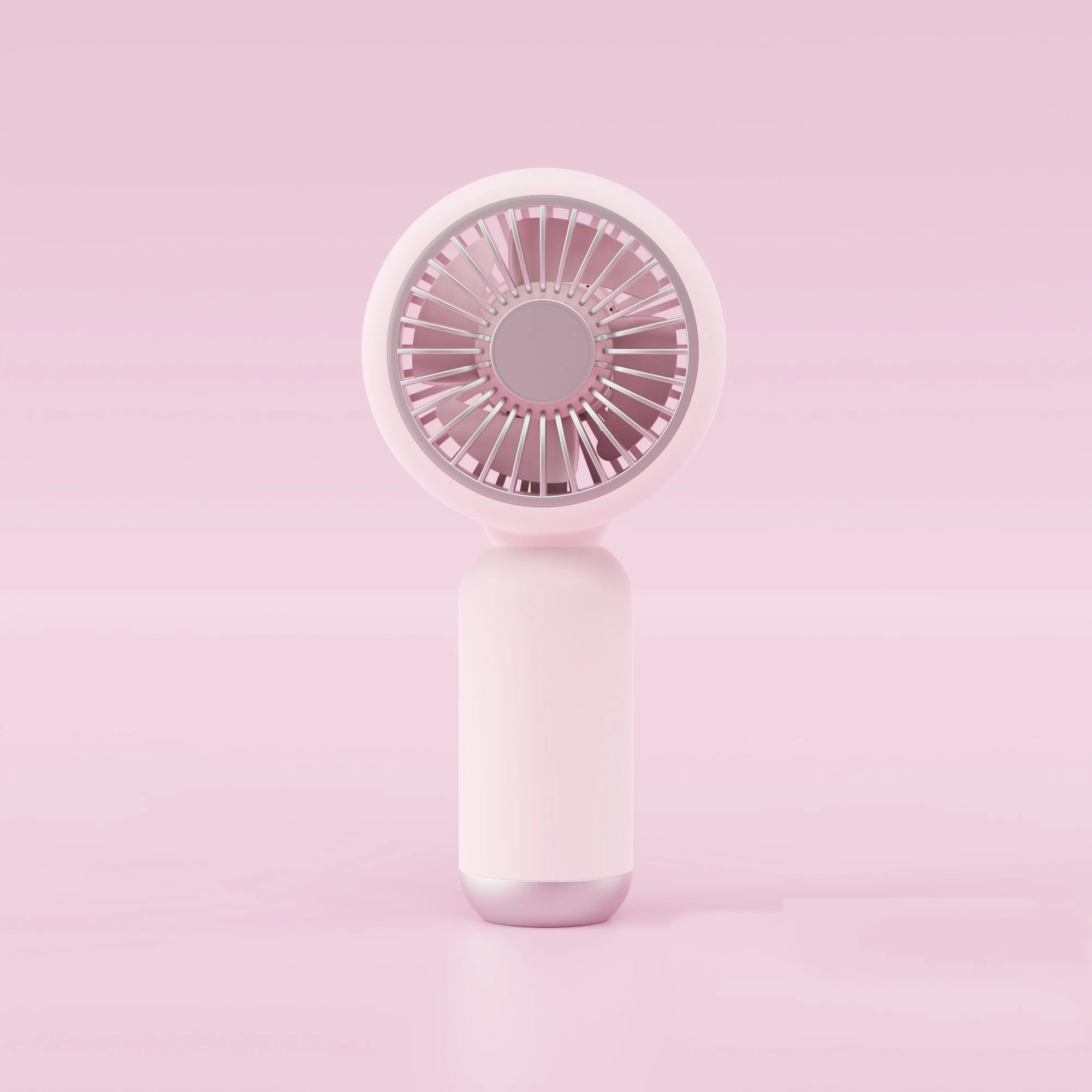 YM88206-مروحة كهربائية محمولة باليد ذات سرعة واحدة مع قاعدة قابلة للفصل، يمكن حملها وقفها ومحمولة عند السفر