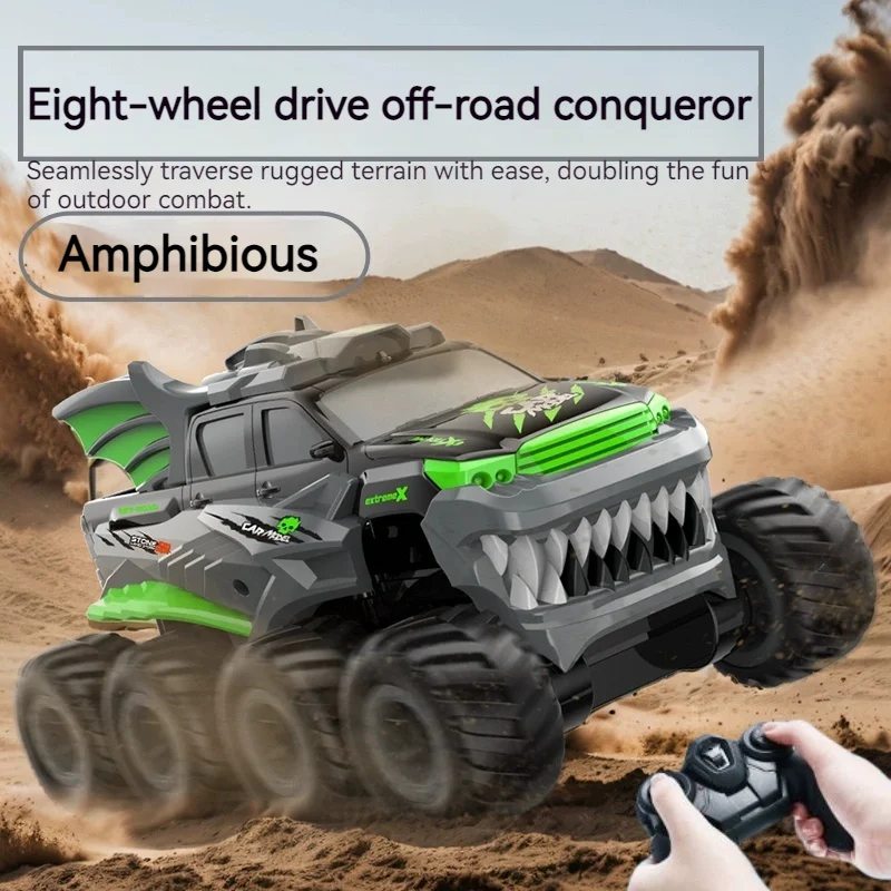 

JJRC New Eight Wheel Eight Wheel Drive Multi Terrain Waterproof Off-Road Vehicle Children'S Toy 2.4g Wireless Remote Control Car