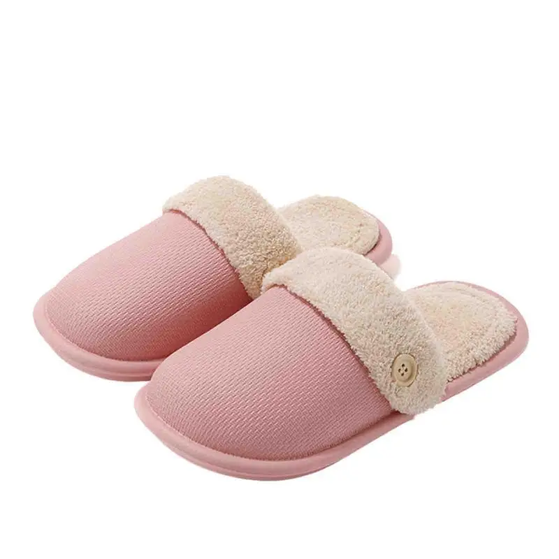 

Womens Bedroom Slippers Washable Fuzzy Slippers Indoor Outdoor Non-Slip Slippers With Internal Liner Detachable Plush Slippers