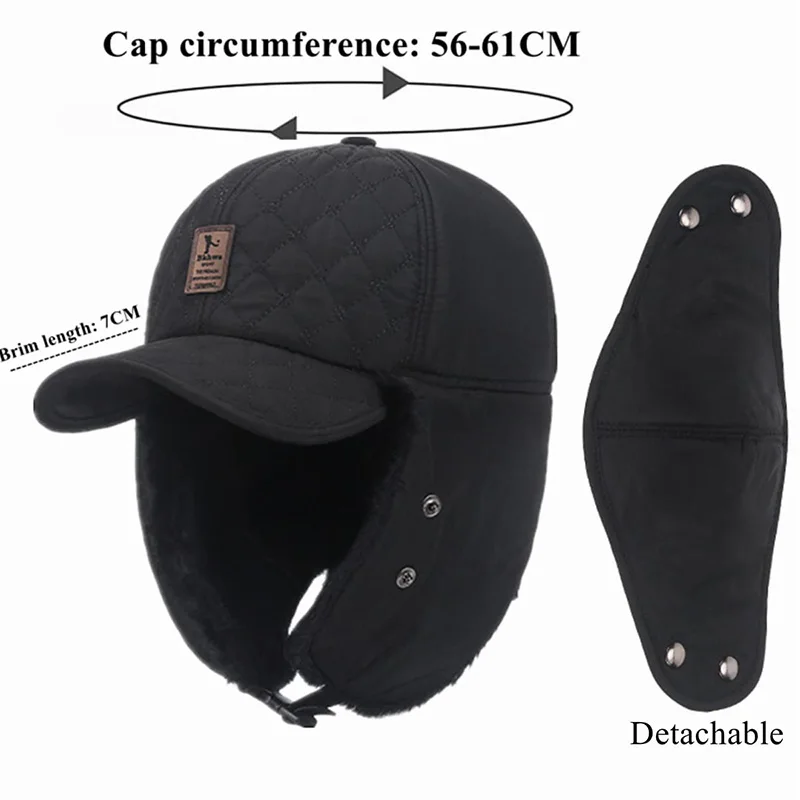 للجنسين الشتاء في الهواء الطلق ركوب الدراجات يندبروف 3 في 1 قبعة لي فنغ قبعة مع قناع الوجه ورفرف الأذن التزلج سميكة المخملية قبعة للرجال والنساء