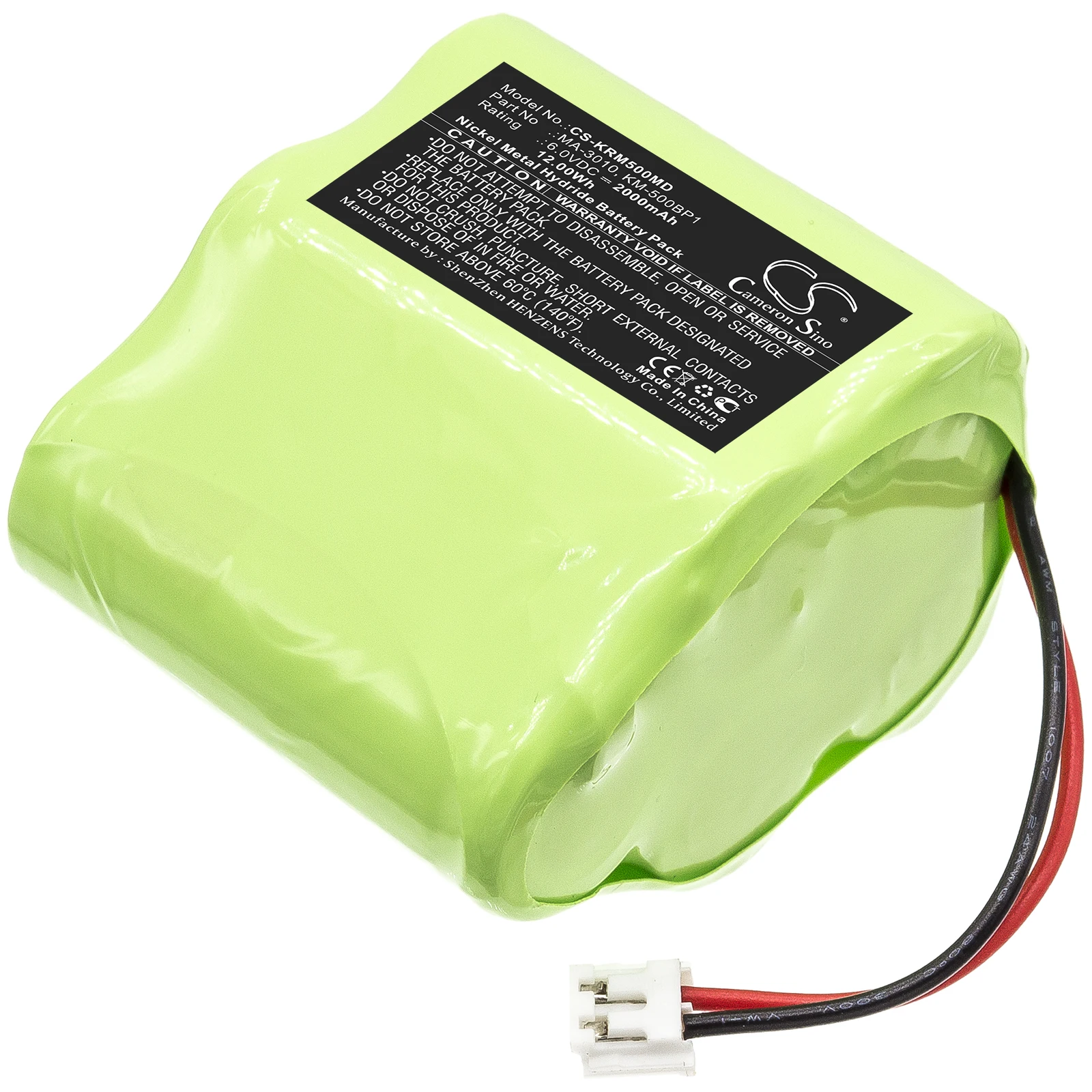 Ni-MH Medical Battery for Marco, 6.0V, 2000mAh, Compatible Models: KM500, KM-500 Auto Keratometer