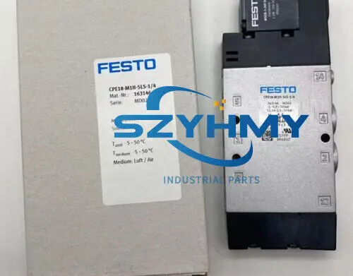 

Festo CPE18-M1H-5LS-1/4 163146 Solenoid Valve New One CPE18M1H5LS1/4 #S