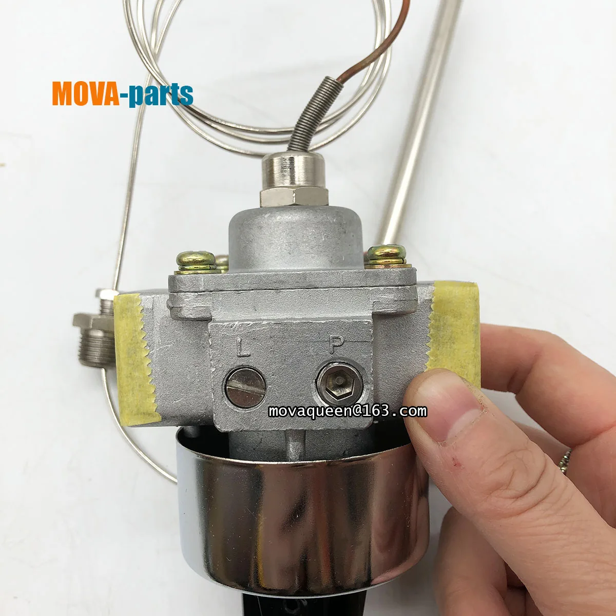 Gas Air Fryer Spare Parts Oil Temperature Control Valve 160~220 Degree TWC Thermostatic Temperature Control Valve