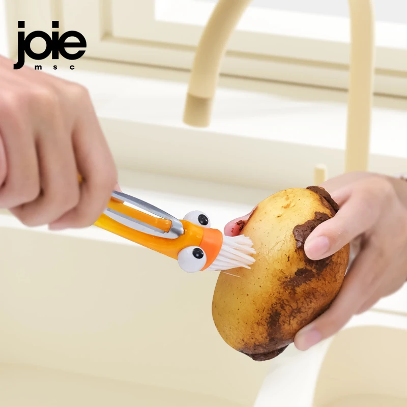 Многофункциональная овощечистка Joie Kitchen: щетка для чистки овощей и фруктов, для картофеля, яблок и других овощей