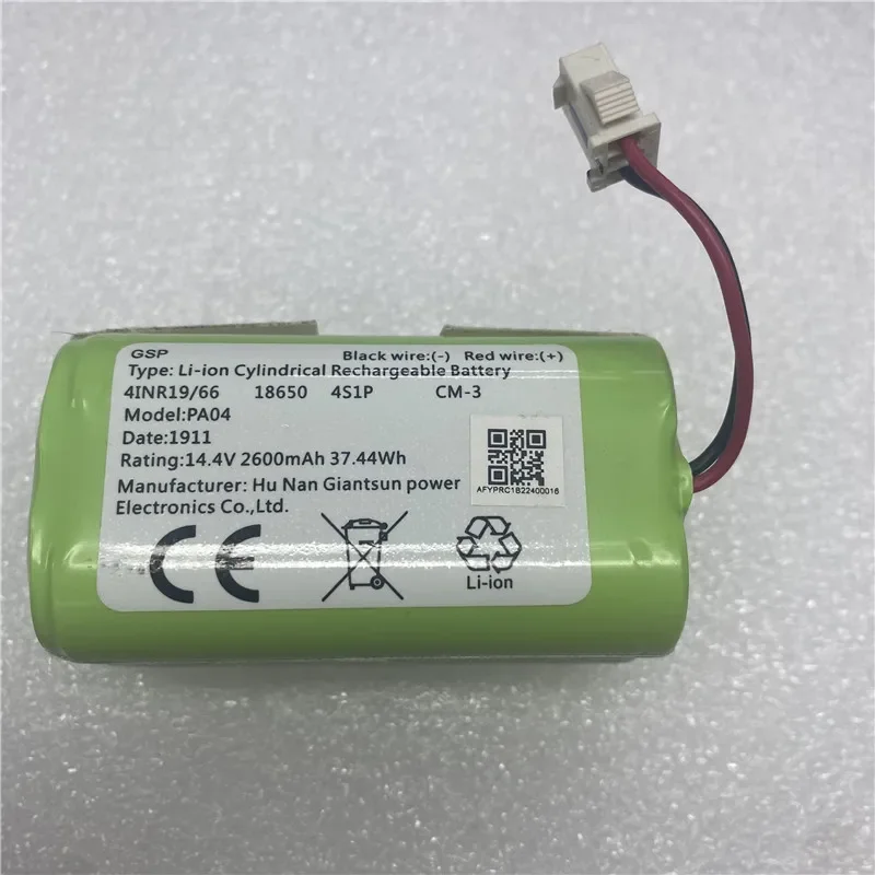 Dalam stok asli untuk baterai GSP PA04 2600mAh 14.4V 37.44Wh kapasitas tinggi untuk baterai robot pembersih GSP