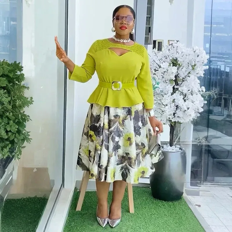 

African Dresses for Women Plus Size Africa Clothes Dashiki Ankara Turkey Outfits Gown Elegant Muslim Wedding Party Long Dress