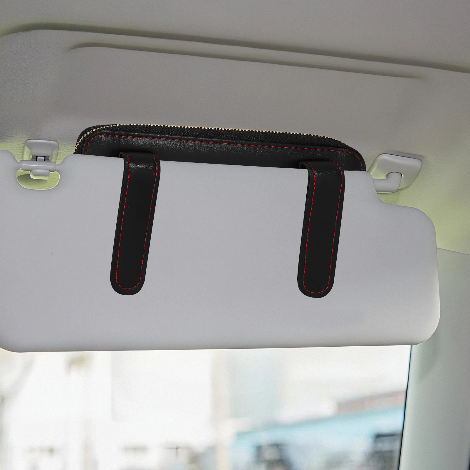 

Car Tissue Holder Visor Mount Durable Easy Clean Stylish Tissue Dispenser Compatible With Multiple Sizes Hanging Napkin Holder