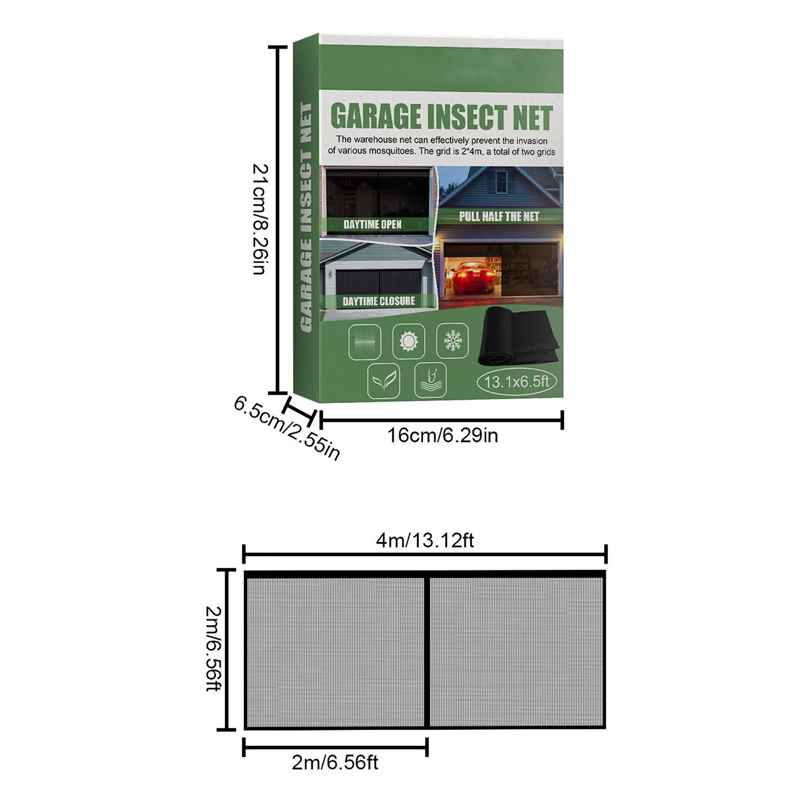 Garage Net Seamless Retractable Portable Net Garage Door Screen Easy To Install Small Curtains