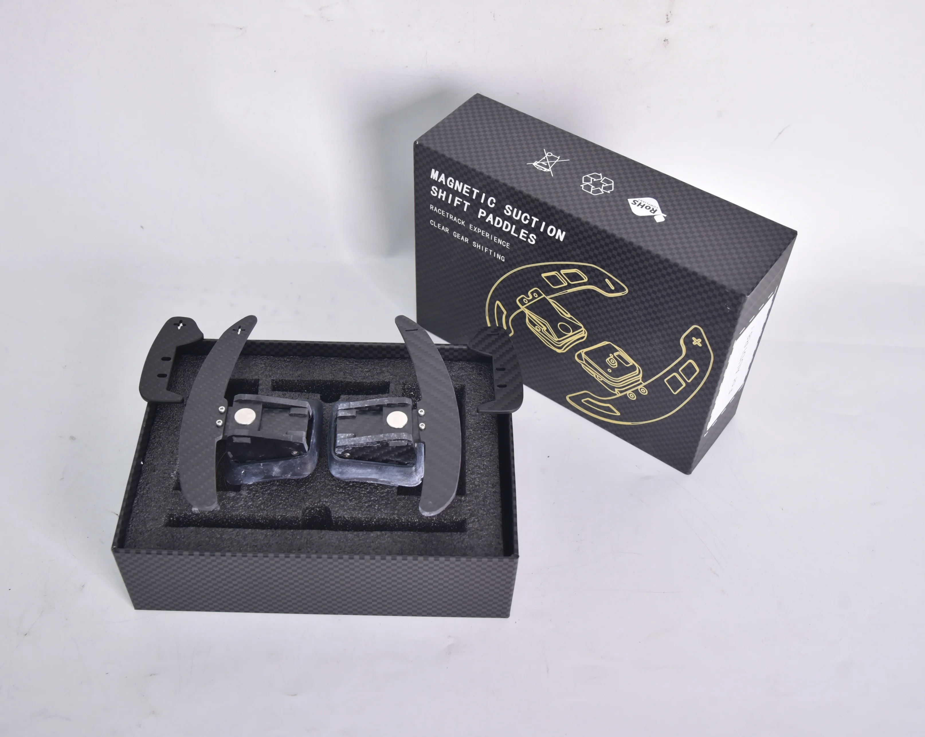 Newly Upgraded Carbon Fiber Magnetic Shift Paddles Enhance Driving Experience Suitable for BMW E90