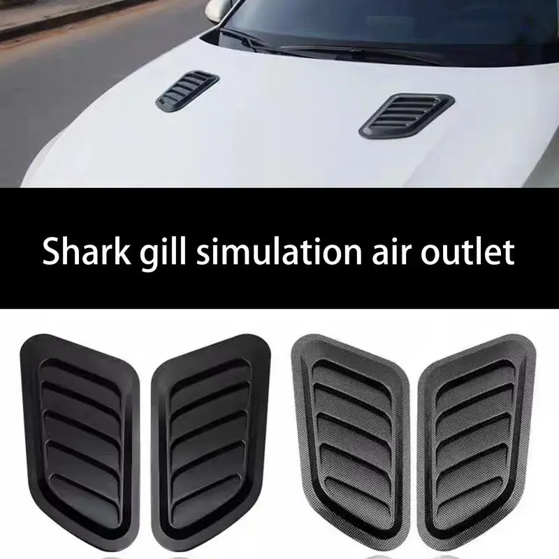 

Универсальная крышка капота двигателя, Крышка вентиляционного отверстия, декоративный элемент, воздухозаборный капюшон, ковш, Крышка вентиляционного отверстия, наклейка, украшение, Стайлинг