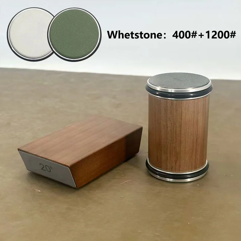 Rollende messenslijper Magnetische meshouder Diamantslijpsteenset met 15 en 20 graden hoekrol Keukenaccessoire