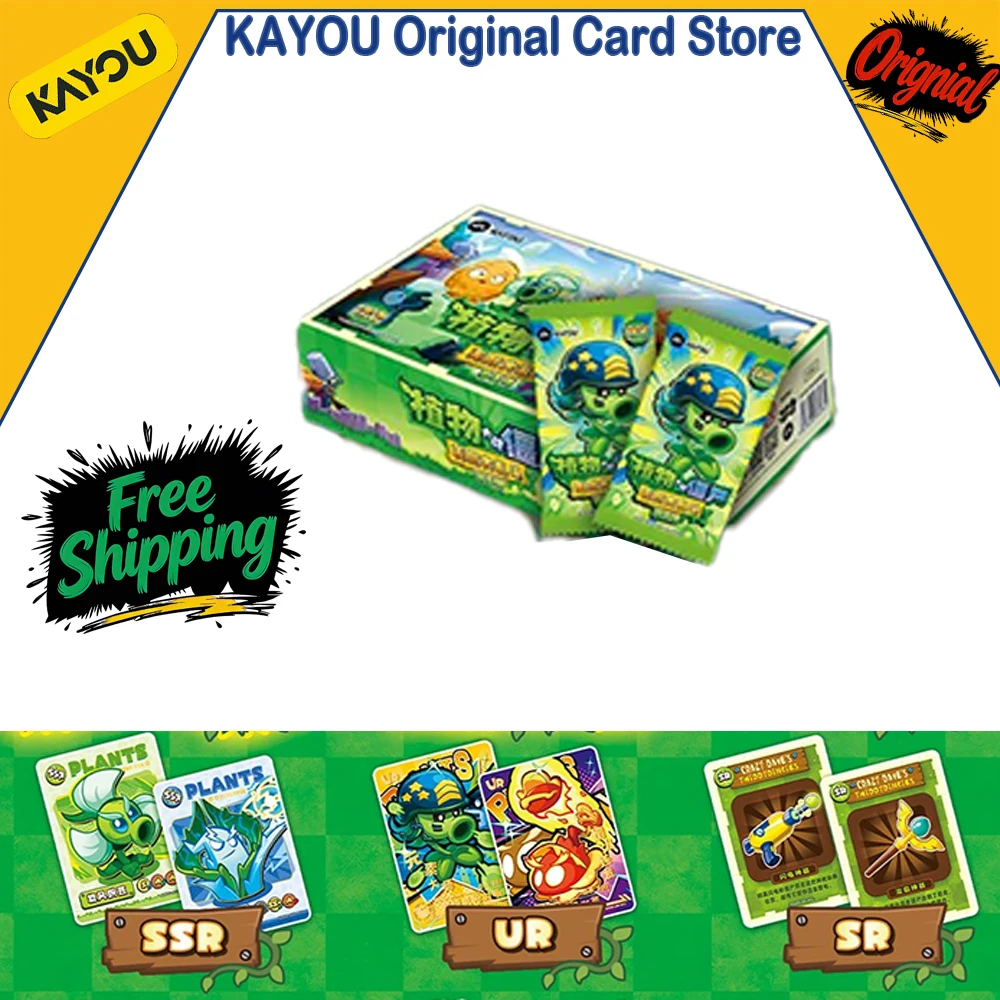 Juguete Original KAYOU Plants vs. Zombies Vol.5, Maravilloso Viaje por la Naturaleza, Batalla Infinita, Brillo Brillante que Purifica Todo, Regalos