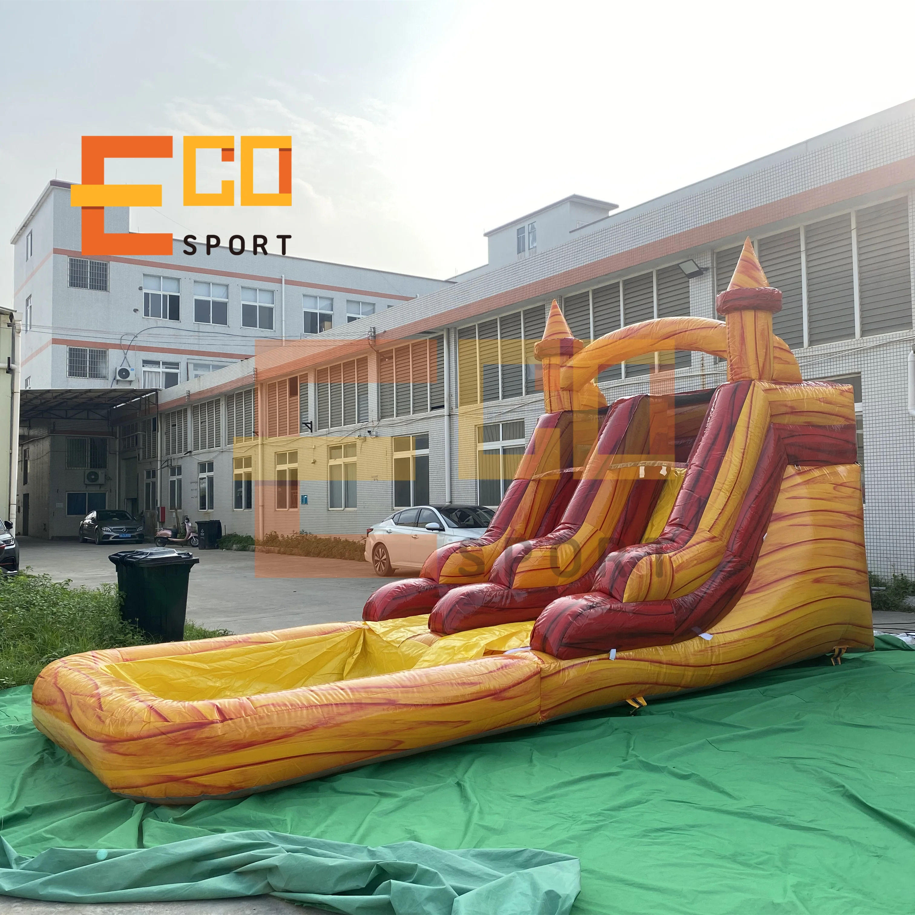 20x9x13ft Inflatable Water Slide with Pool with Commercial Grade PVC  for Summer with Air Blower Free Shipping to Door