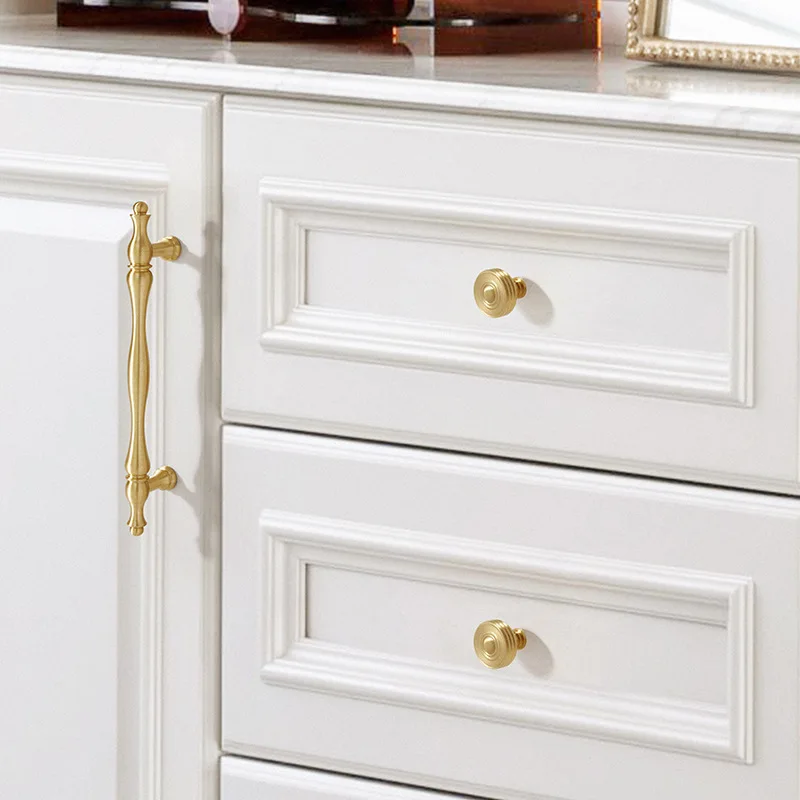 الصلبة نحى النحاس خزانة المطبخ سحب مقبض درج خزانة غرفة النوم مضمد مقبض الأثاث الفاخر مقبض الأثاث الأجهزة