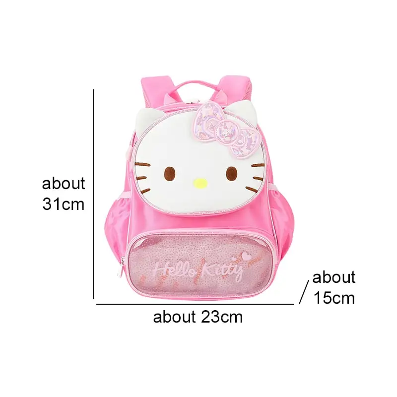 Sanrioed Anime Hello Kitty Cute Children Backpack Schoolbags Student Cartoon Organizer Shoulder Bag Birthdays Gift for Friend