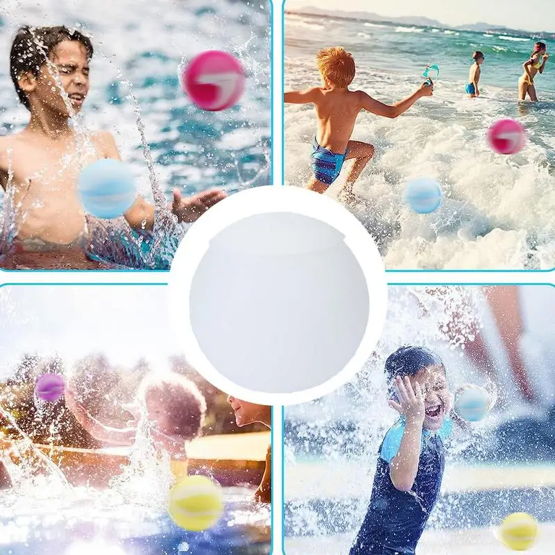 Balões de silicone para crianças, Balões de água para crianças, Brinquedos de praia, Criativos, Verão, Ao ar livre