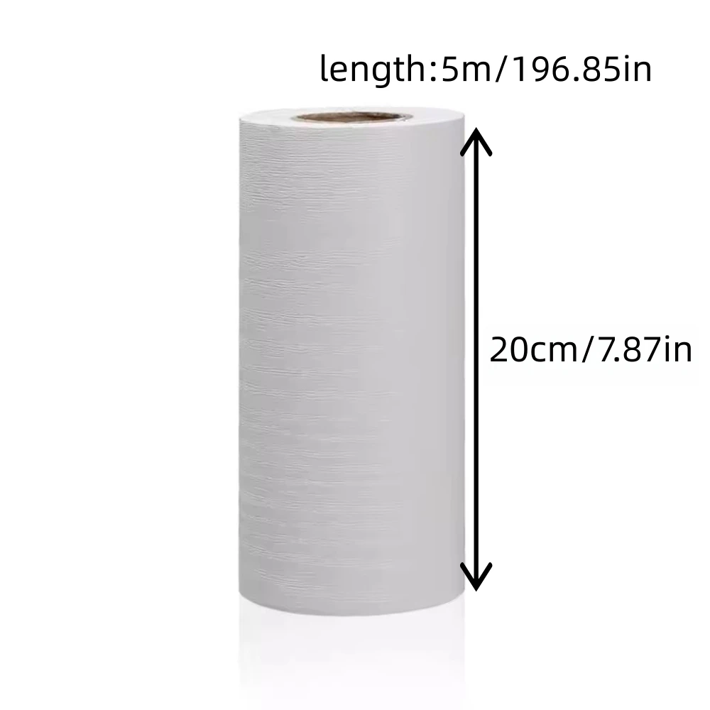 1pc 5mX20cm Self-adhesive Wall Trim Line Skirting Border Waterproof Baseboard Wallpaper Sticker for Living Room Home Decoration