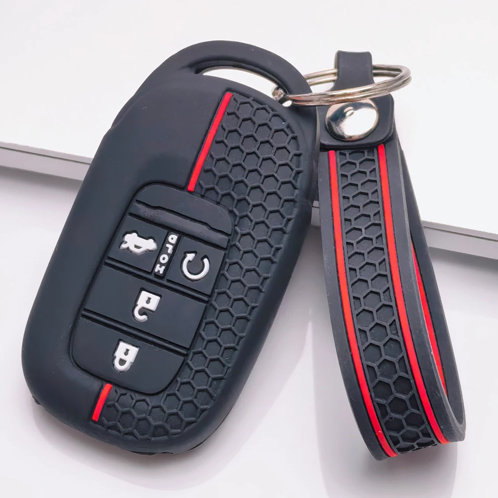 Coque de clé télécommande complète pour Honda Accord Civic CR-V HR-V Pilot Passport Odyssey Ridgeline Insight Clarity Fit Jazz