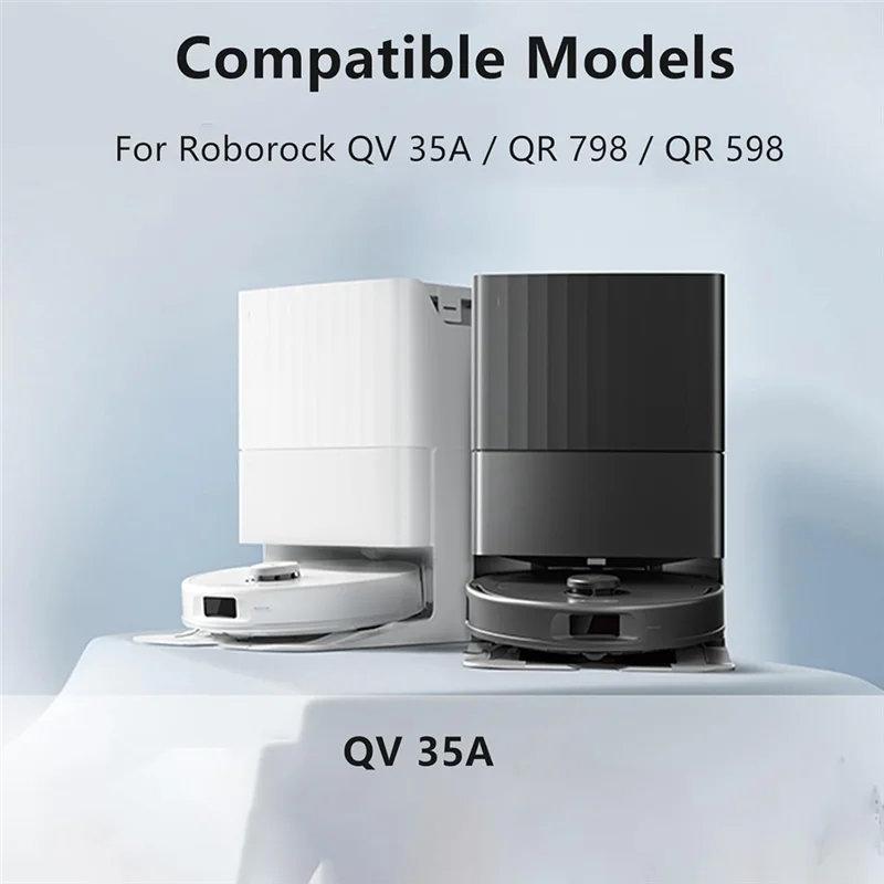21 peças de reposição para roborock qv 35a/qr 598/qr 798 peças de aspirador de pó escova lateral principal filtro hepa pano saco de pó