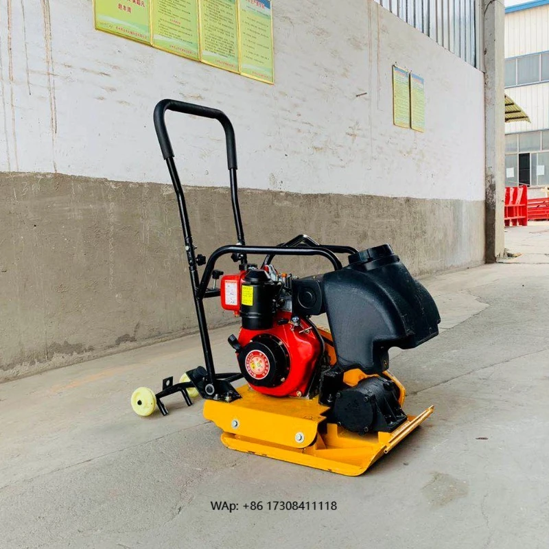 CE Approved Stone Vibrating Plate Compactor Mini Type Vibratory Plate Compactor Portable Plate Compactor