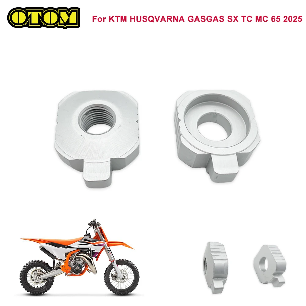 Motorcycle For KTM HUSQVARNA GASGAS Axle Block Chain Adjuster M14x1.5 Rear Wheel Hub Silder SX65 TC65 MC65 2025 Bike Accessories