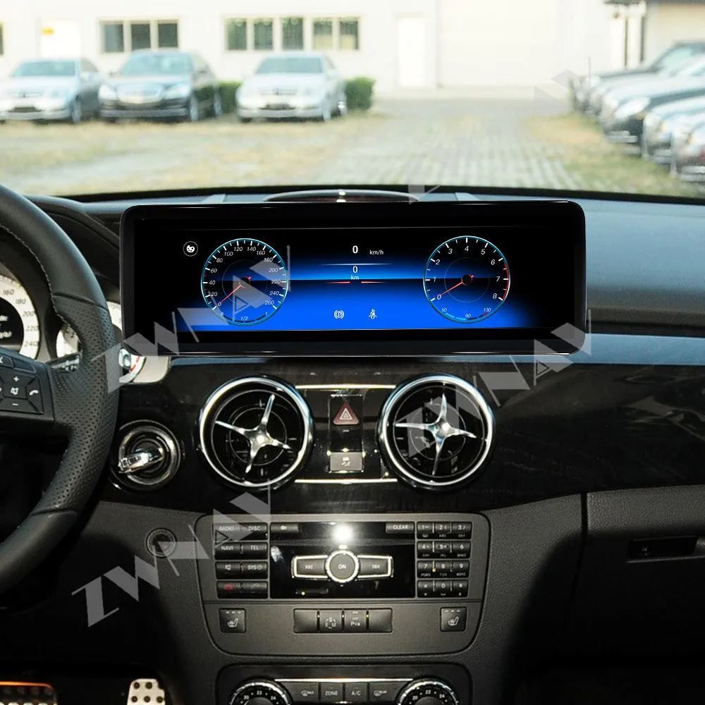 

ZWNAV Android 14.0 для Mercedes Benz GLK 2013-2015 Автомобильный мультимедийный плеер Радиоприемник Стерео GPS-навигация Беспроводной Carplay