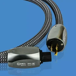 HIFI Krell CRYO196 Kabel zasilający US/EU/AU Audiofilski przewód zasilający do wzmacniacza odtwarzacza CD Linia zasilająca UE Zielony oplot Kabel zasilający Hifi