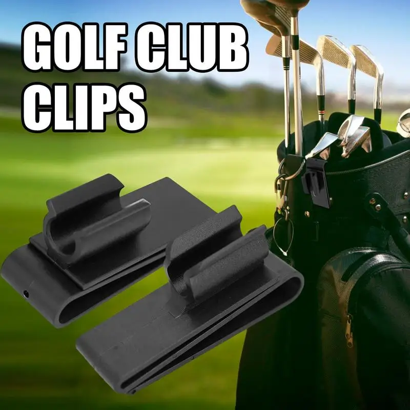 6pcs Golf Putter Clip Clamp Holder Stand Organizer Hanging Club Rack Golf Accessories Golf Bag Clip Golf Training Aid Tool