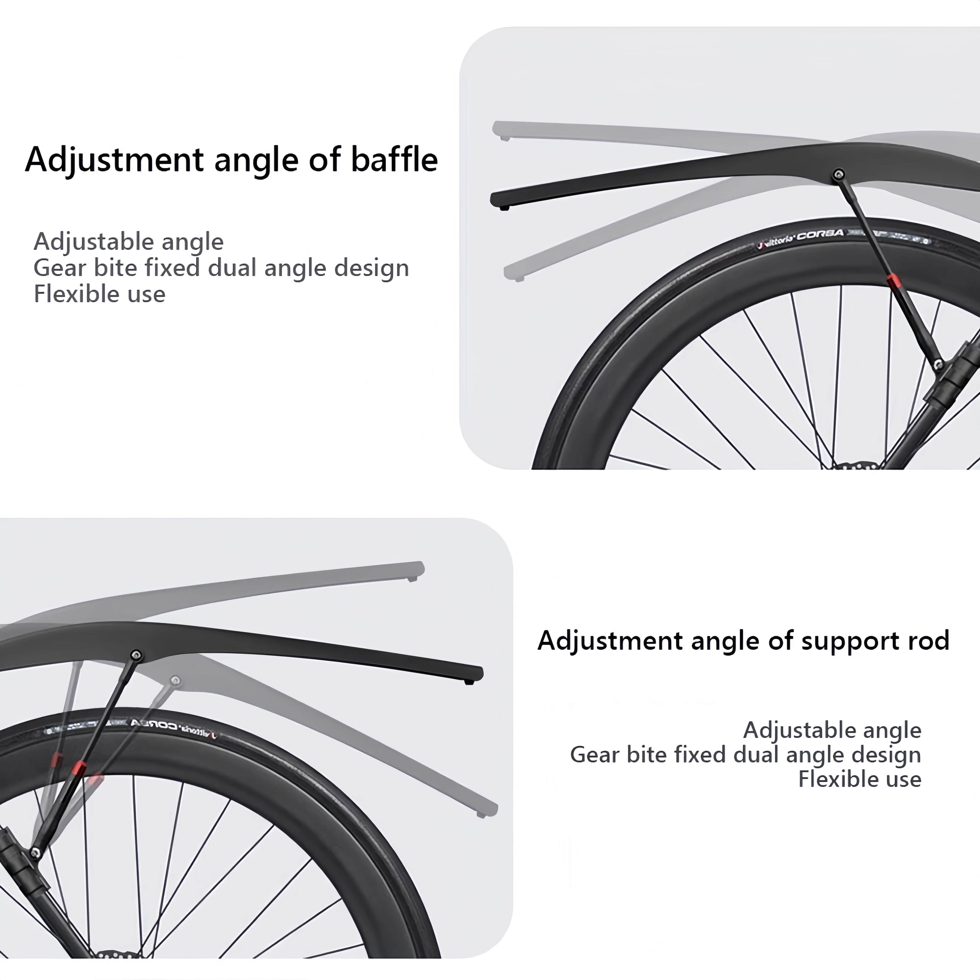 Lightweight Durable Bike Fende - огляд і ціна Fender Mudguard Set