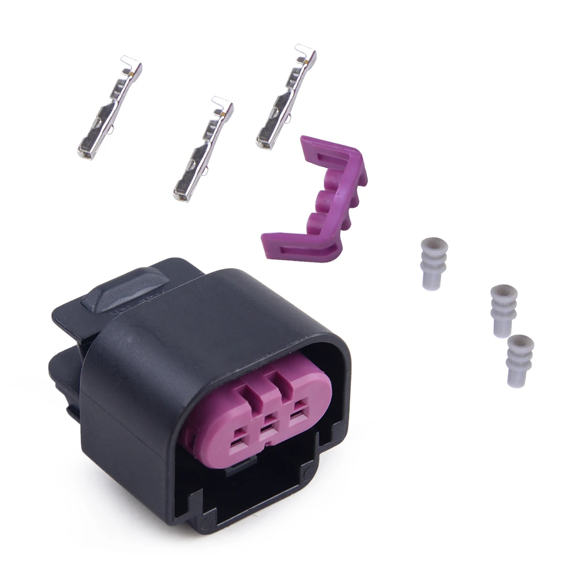 5Pcs Ethanol Flex Fuel Sensor Connector Plug Wiring Pigtail Harness Body Kit Fit for GM E85 Accessories 13577394