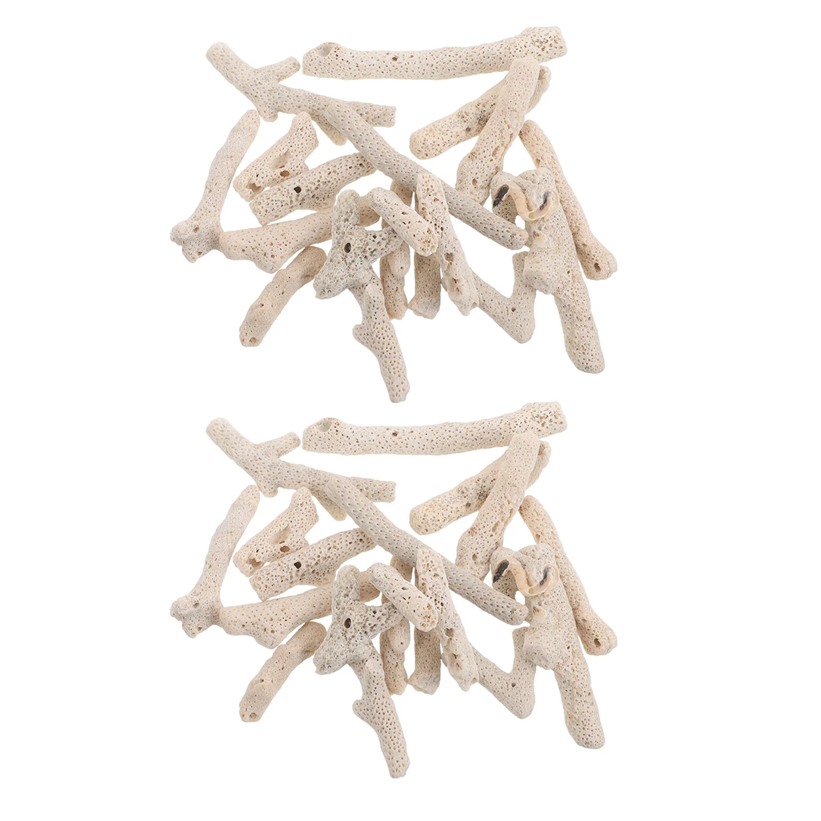 

2 Packs Natural Aquarium Filtration Decor Layout Gravel Bottom Tank Decorative Reef Filtering Rocks Ornaments