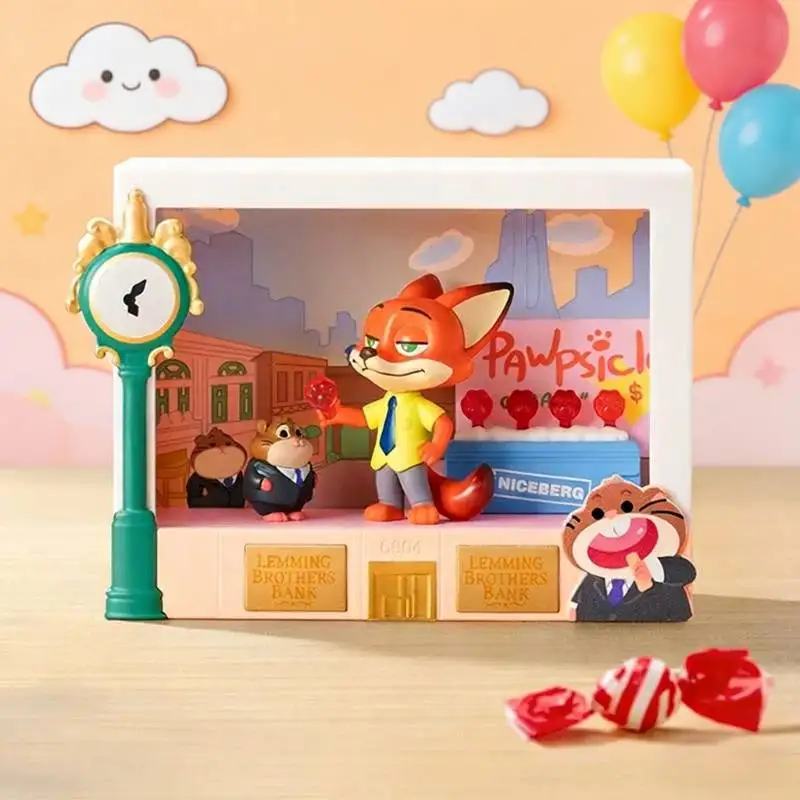

POP MART слепая коробка игрушки Zootopia Highlight Moment серии аниме фигурка Mystery Box Guess сумки куклы настольные рождественские украшения