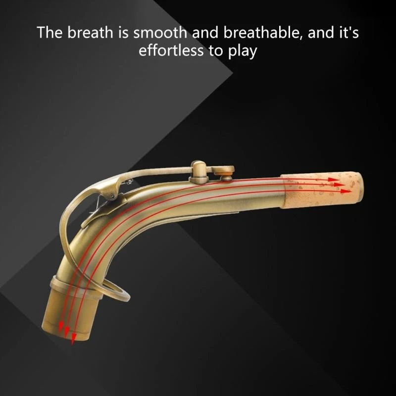 652F Saxophone Music Instrument Sax Bend Sax Neck Bend Neck Alto Saxophone Woodwind
