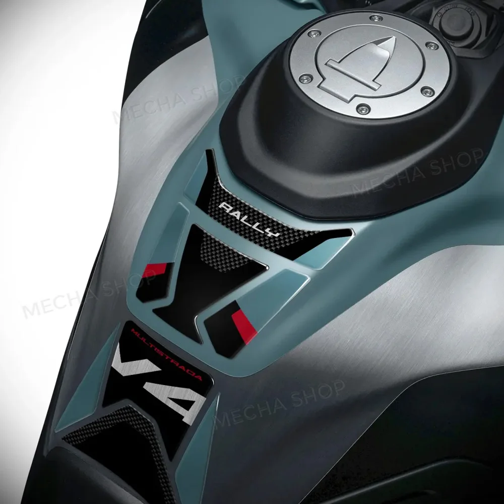 3D Resin Decals Tank Pad 3D Decal Kit For Multistrada V4 Rally 2026