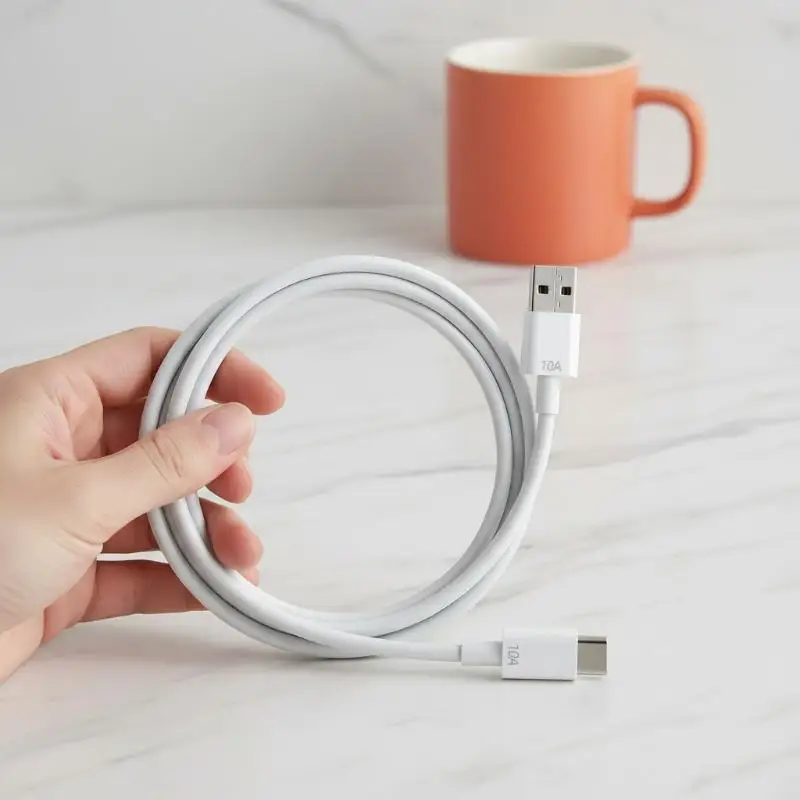 1pcs 1.5 Meters 120w Super Fast Charging USB Type C Cable For Android Highspeed Data Transfer Suitable For Various Mobile Phone