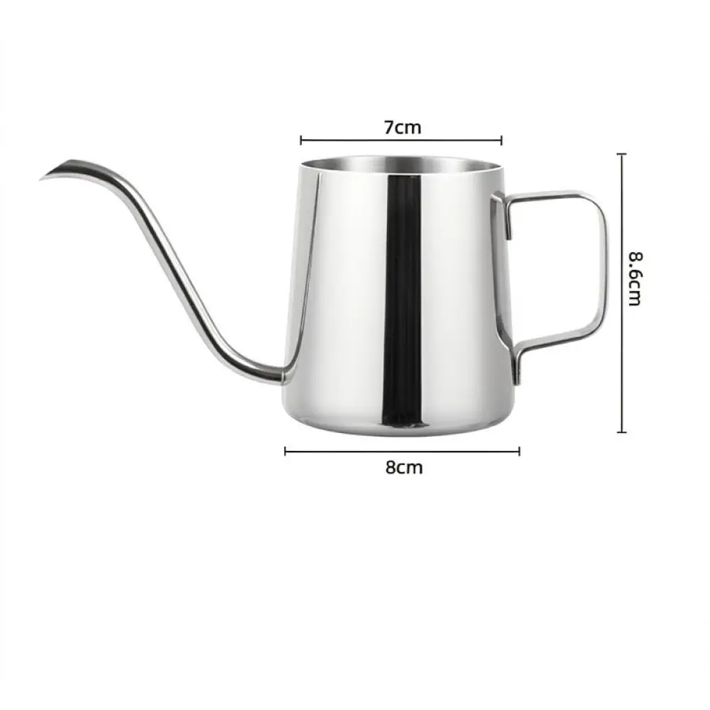 Stainless Steel Coffee Drip Kettle Narrow Spout Pour Over Pot Controlled Water Flow For Craft Coffee Brewing Tools