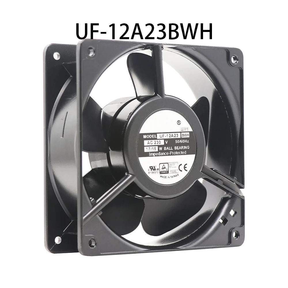 Electric Chassis Cabinet Cooling 230V 17/15W 120*120*38mm 2-Wires UF-12A23 BWH high air volume fan