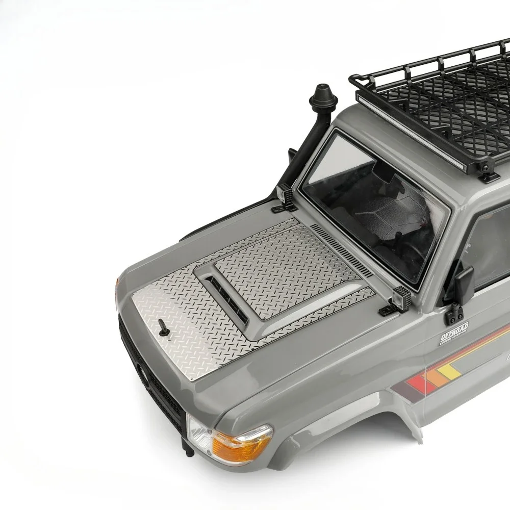 محاكاة ورقة الزخرفية المركزية للزجاجة المعدنية لملحقات 1/10 RGT EX86190 المنقذ LC76