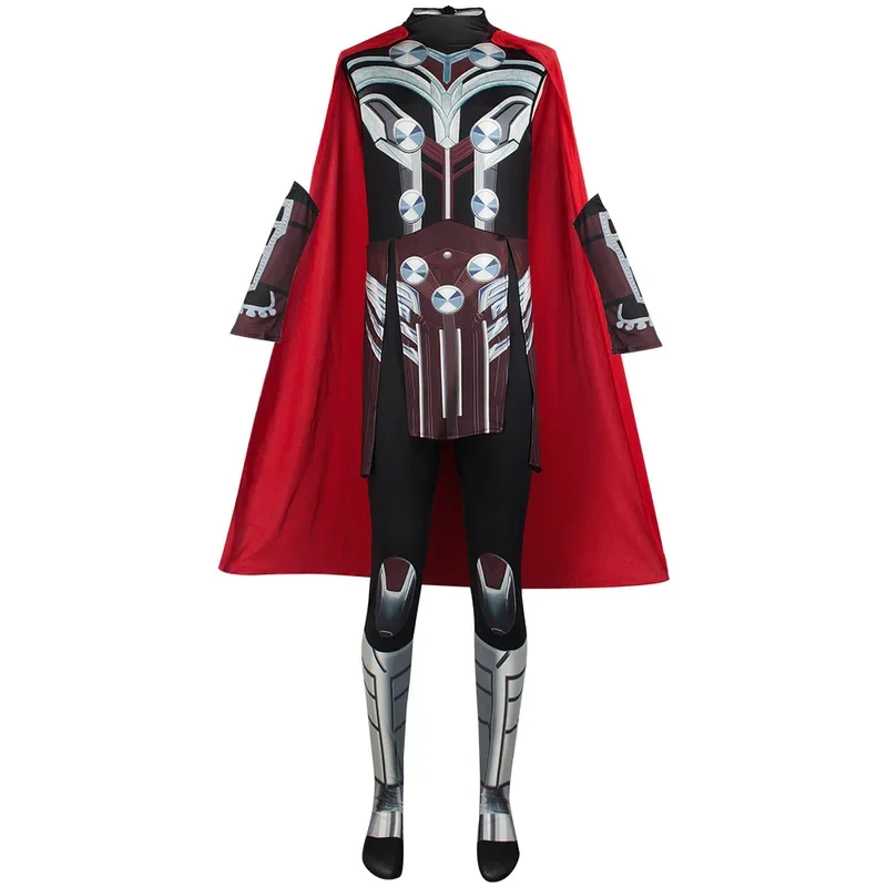 Thor Jane Costume Cosplay Adulto Ragazzi Ragazza Tuta Halloween COS Tuta Carnevale Abiti da festa Mantello per uomo Donna Ragazzo Ragazza! 1e