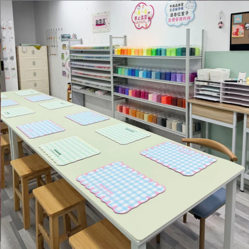 30x40cm Bean Shop Decoration Table Mat High Temperature Resistant Anti-Slip Diatomaceous Earth Ironing Mat for Shop Atmosphere