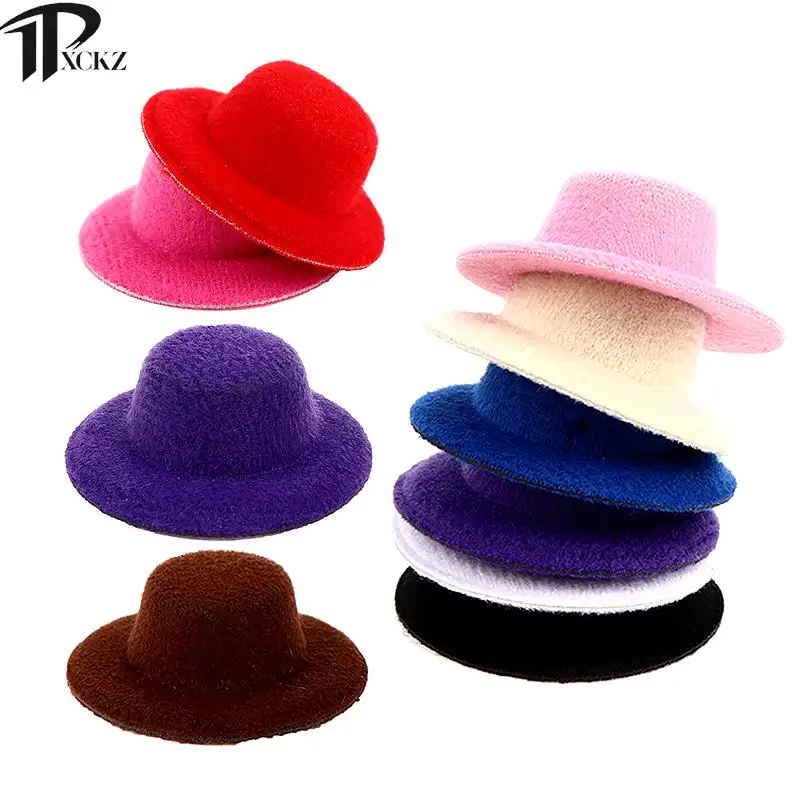 5Pcs 1:12 Doll House Hat Dollhouse Miniature Hat Mini Dolls Hat Dolls House Accessories Doll House Mini Hat