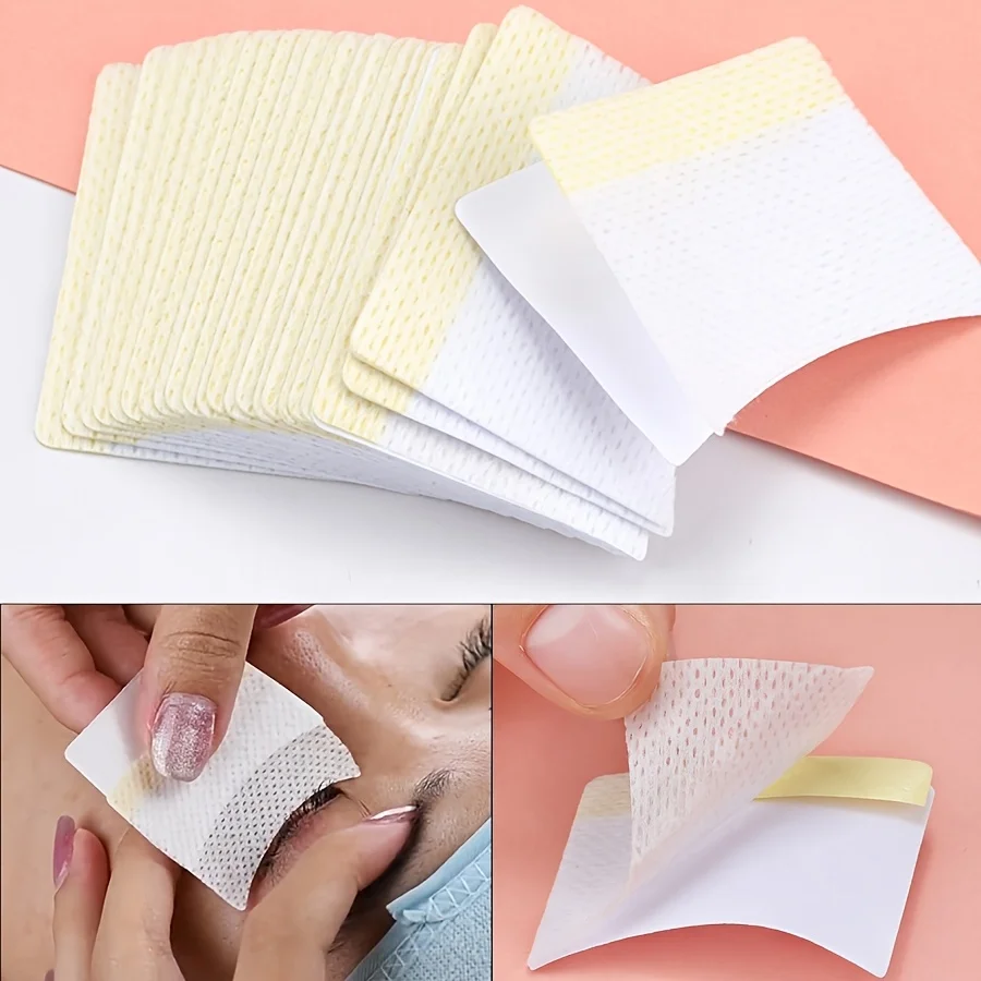 Einweg-Baumwoll-Augenpads für die Entfernung von Wimpern, Lidschattenschutz, Augenpads, Wimpernverlängerungs-Make-up-Tools – Detail 6