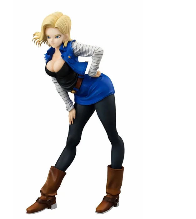 

19cm Dragon Ball Z lazuli Android 18 Anime Doll Action Figure PVC toys Collection figures for friends gifts