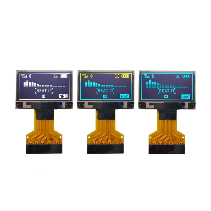 0,96-calowy wyświetlacz OLED Wąska ramka 128*64 Matryca punktowa SSD1315 Sterownik 30PIN Kompatybilny SSD1306