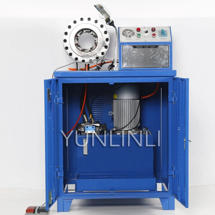 Greenhouse Lock Pipe Machine Automatic Crimping Machine 220V380V 3kw Hydraulic Pressure Pipe Steel Pipe Shrinkage Machine