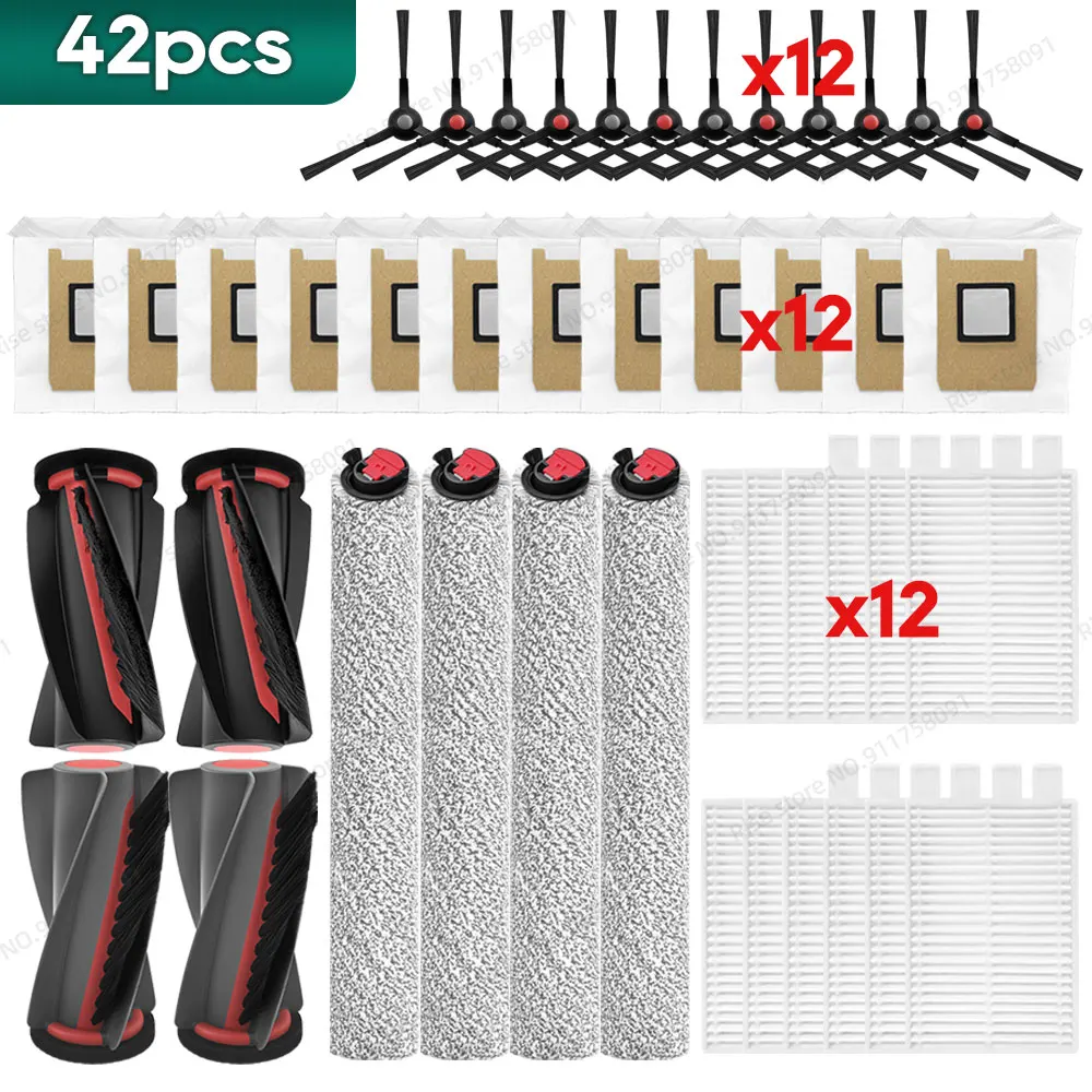 Compatibel met Eufy C28 Accessoires Hoofdborstelfilter Zijborstel Stofzak Vervangende onderdelen